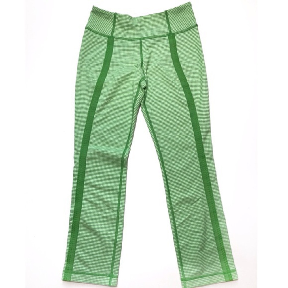 Lululemon Leggings Green Plaid
